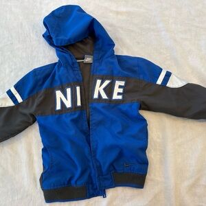 Nike Blue and Gray Zip up Jacket 3T